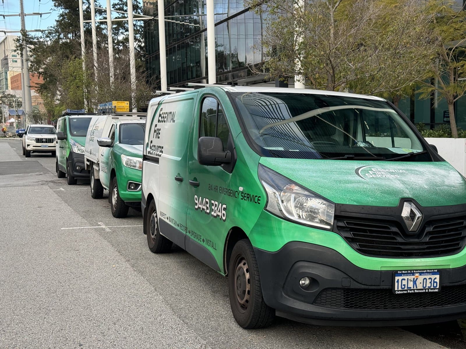 EFS service vehicle fleet